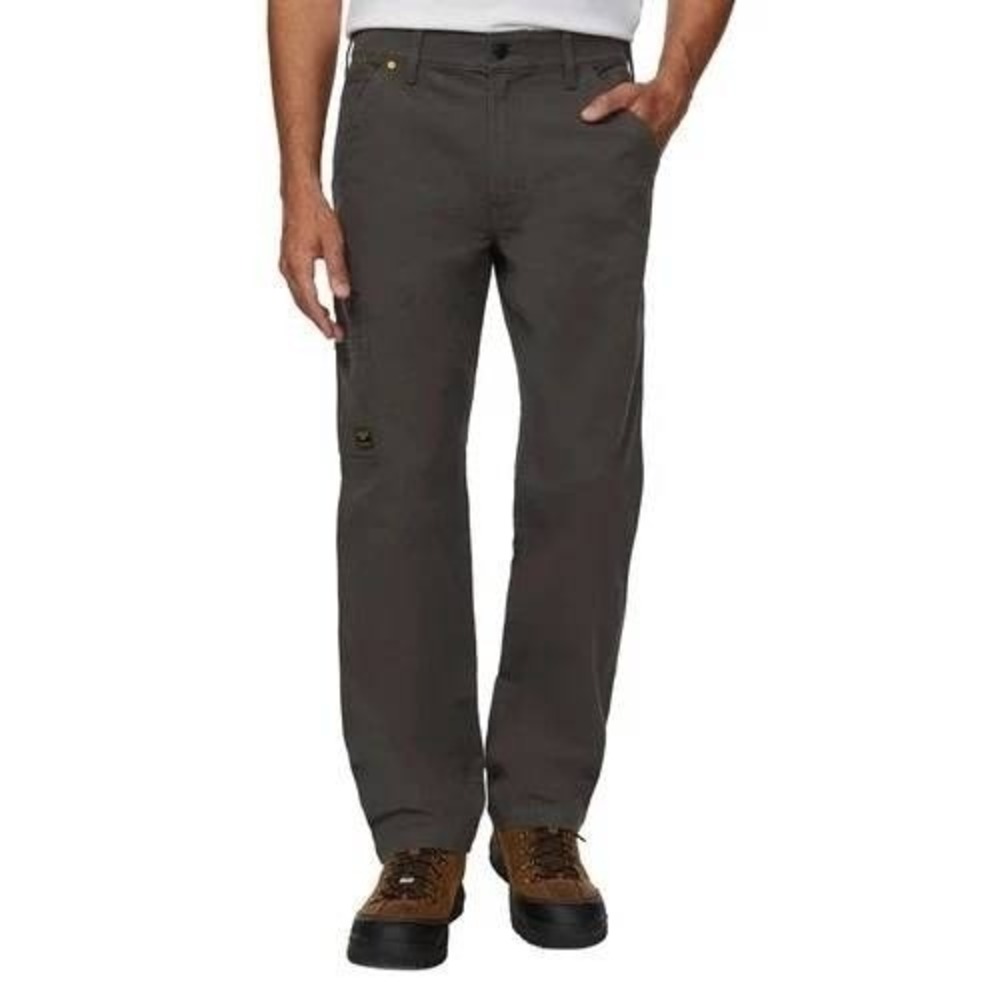 Caterpillar Canvas Utility Pants Mens 36 x 32 Gray New Flex Waistband Workwear